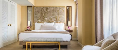 1 kamar tidur, seprai premium, brankas, dan meja kerja