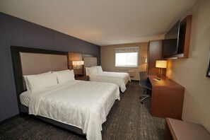 Premium bedding, pillowtop beds, in-room safe, desk