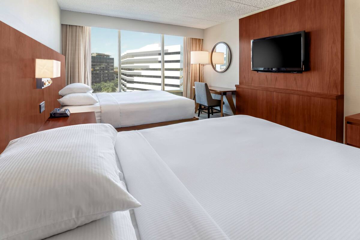 room, 2 queen beds | premium bedding, down duvets, pillow-top beds, in-room safe