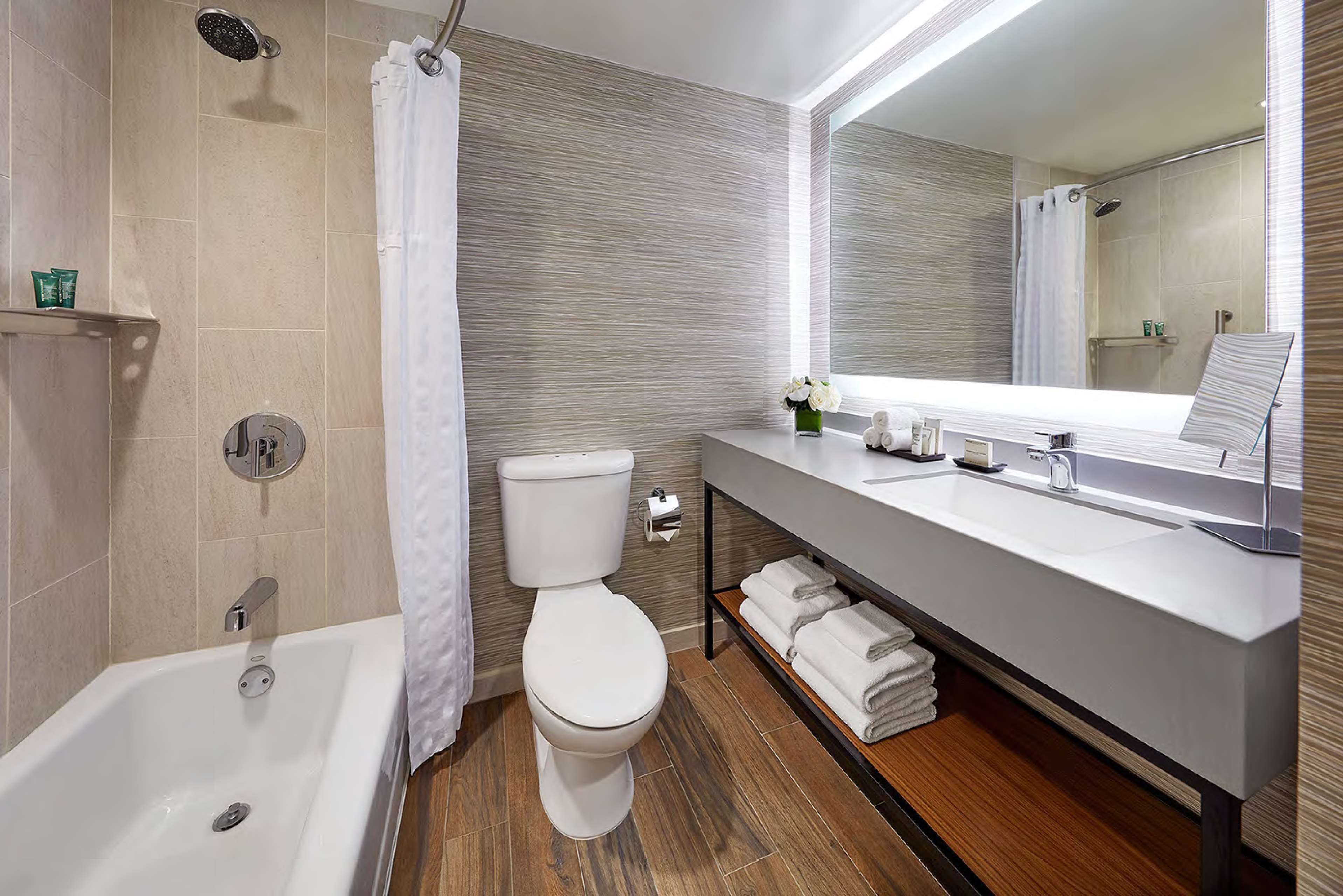 free toiletries, hair dryer, towels, soap