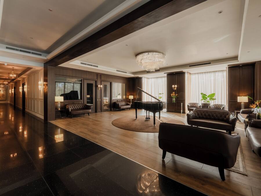 Sala de estar en el lobby