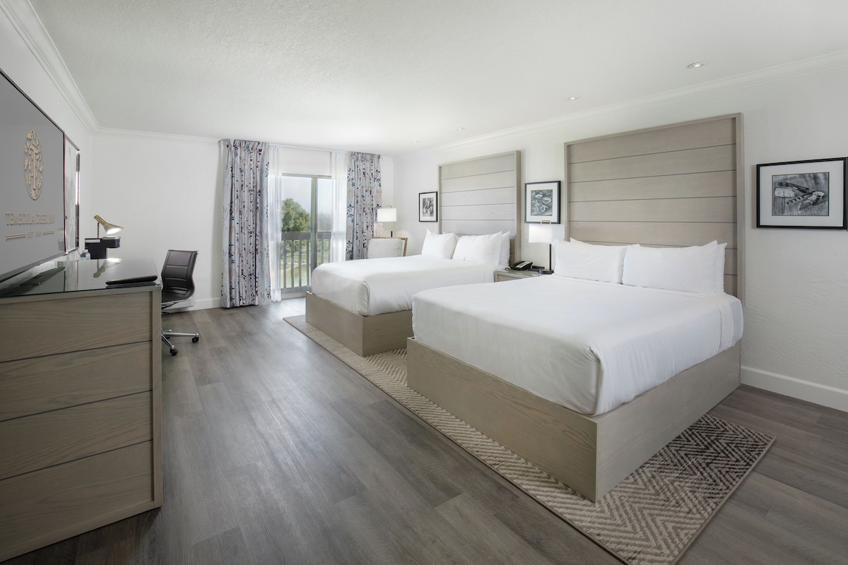 Standard Room, 2 Queen Beds | 1 bedroom, premium bedding, pillow-top beds, blackout curtains
