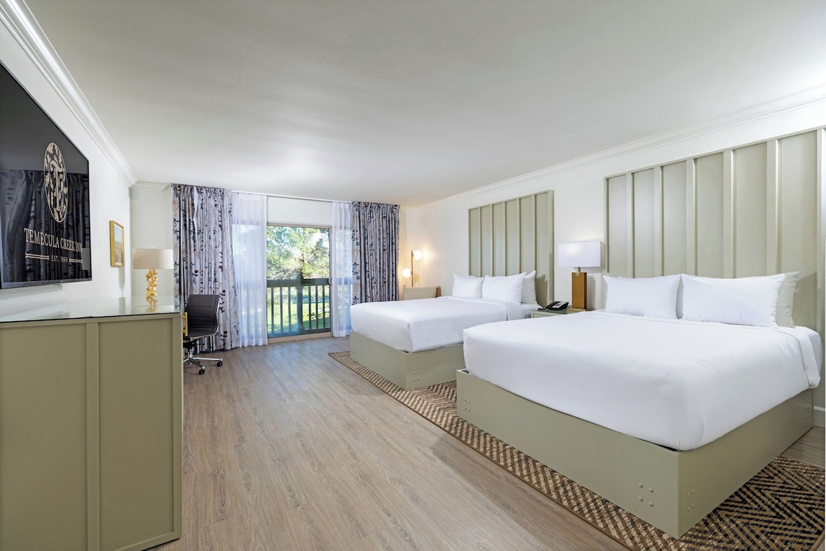 Standard Room, 2 Queen Beds | 1 bedroom, premium bedding, pillowtop beds, blackout drapes