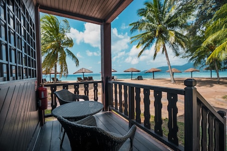 Sea View Chalet | View from room. Berjaya Tioman Resort