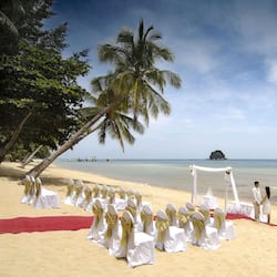 Espace mariage en plein air