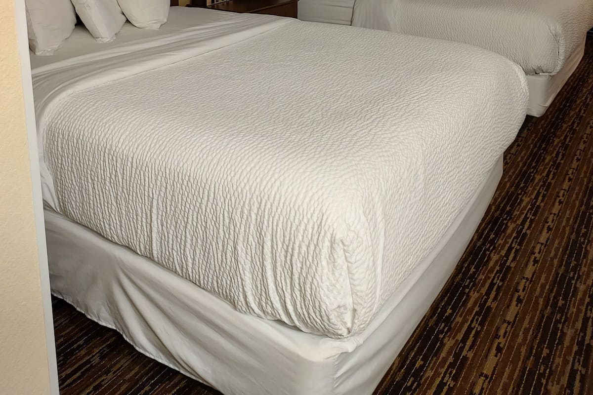 Down duvets, pillow-top beds, individually decorated, desk