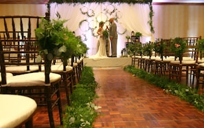 Indoor wedding