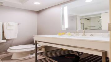 Free toiletries, hair dryer, towels