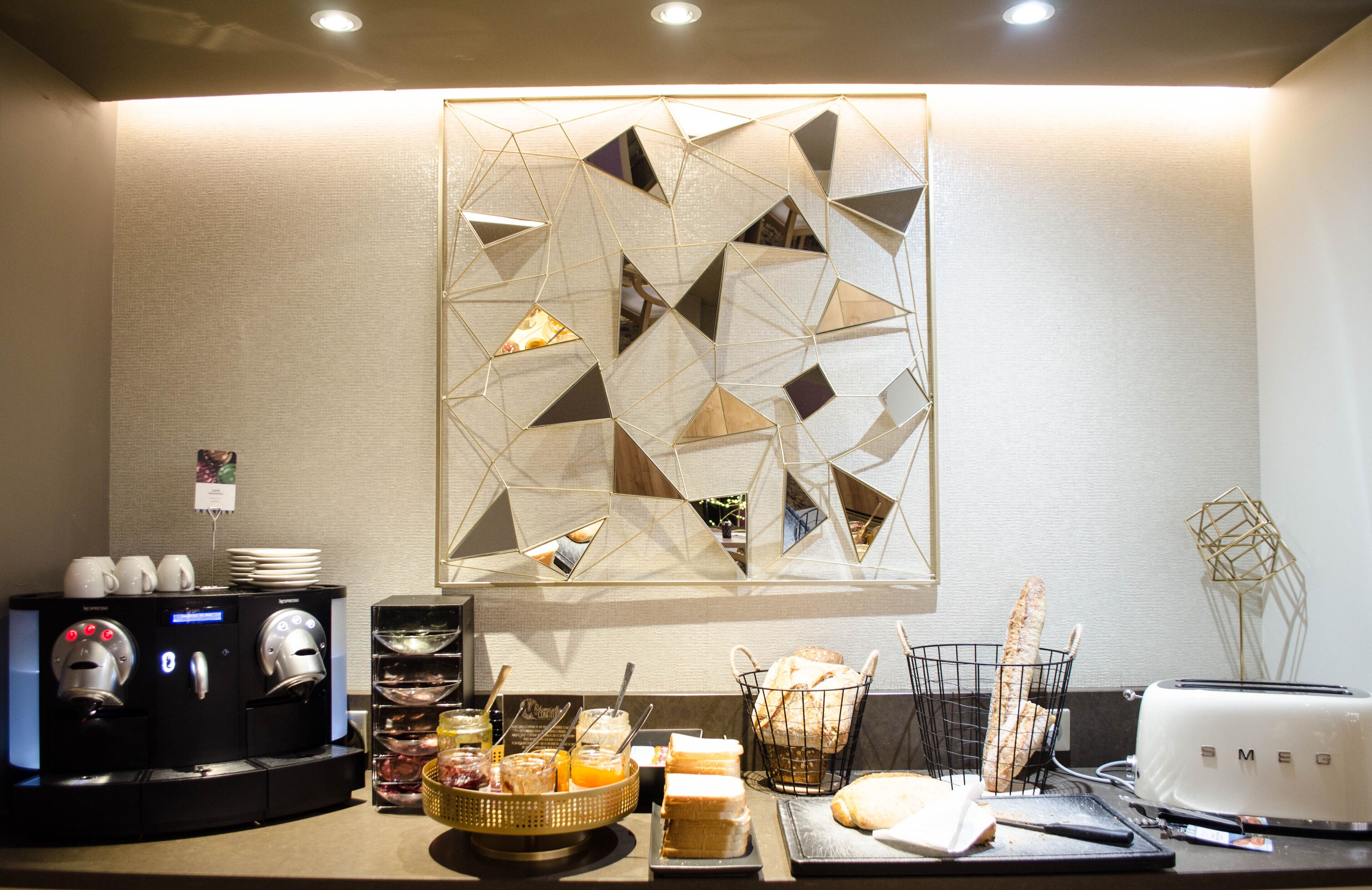 daily buffet breakfast (eur 21 per person)