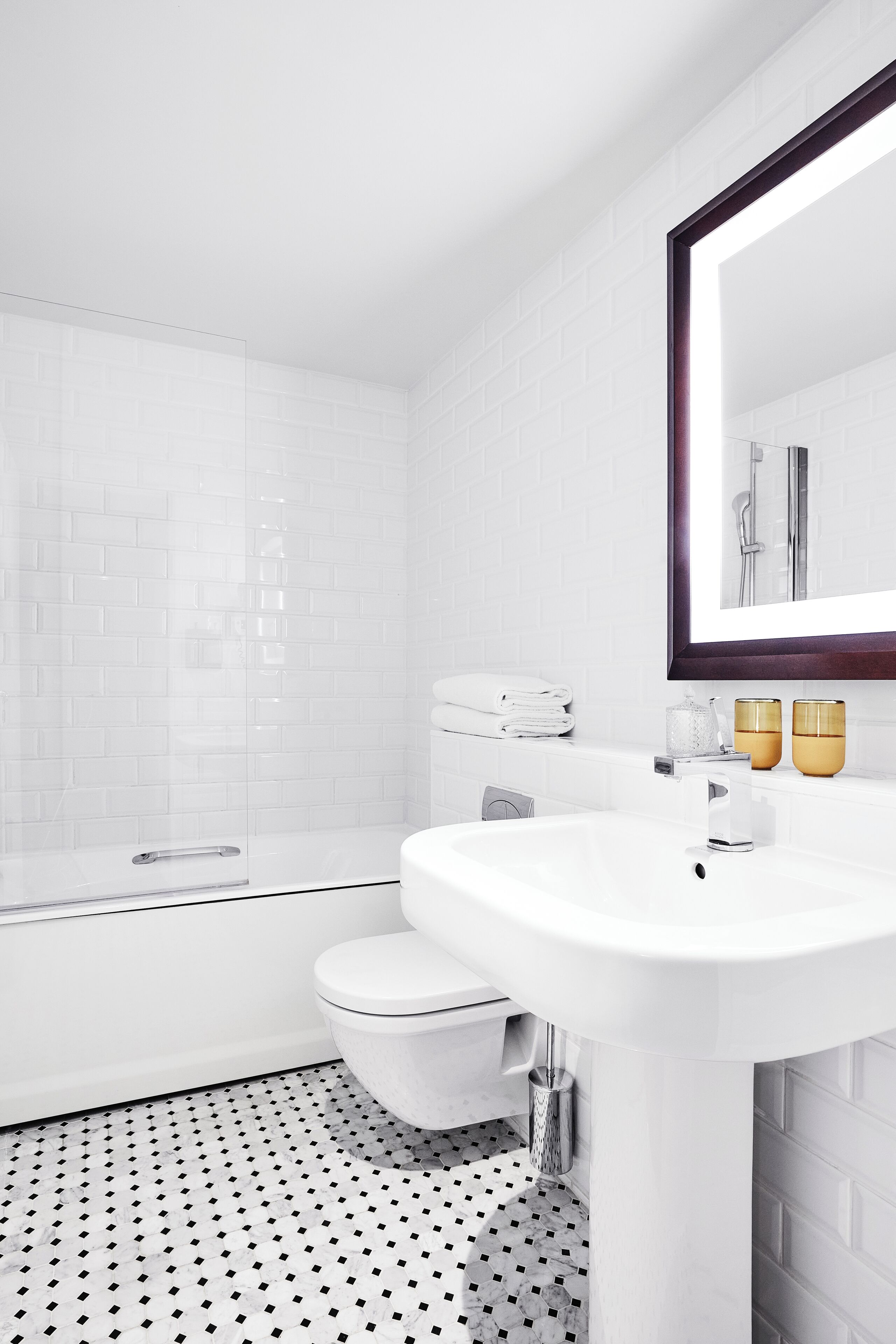 free toiletries, hair dryer, towels, soap