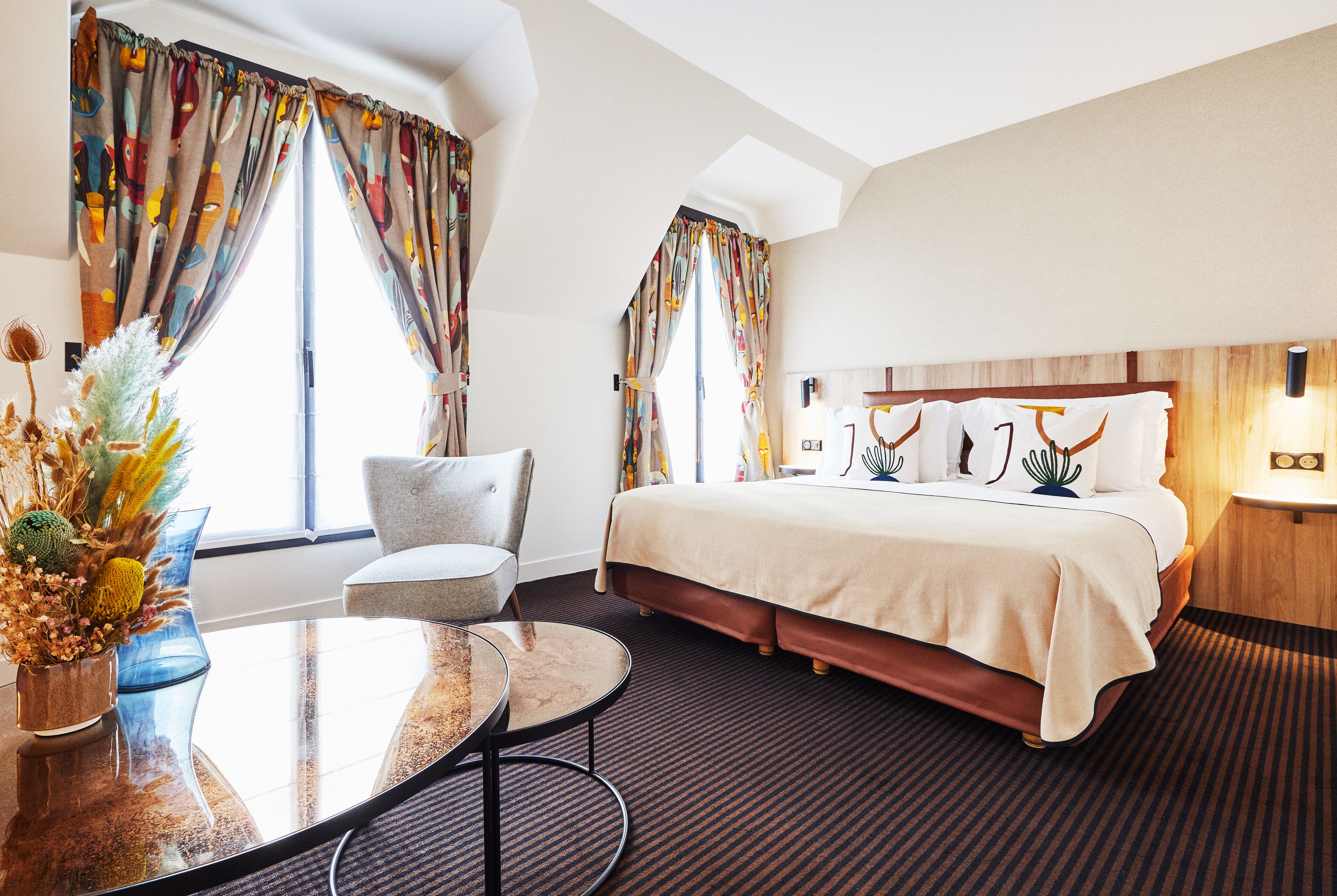 premium bedding, minibar, in-room safe, individually decorated