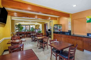 Free daily self-serve breakfast