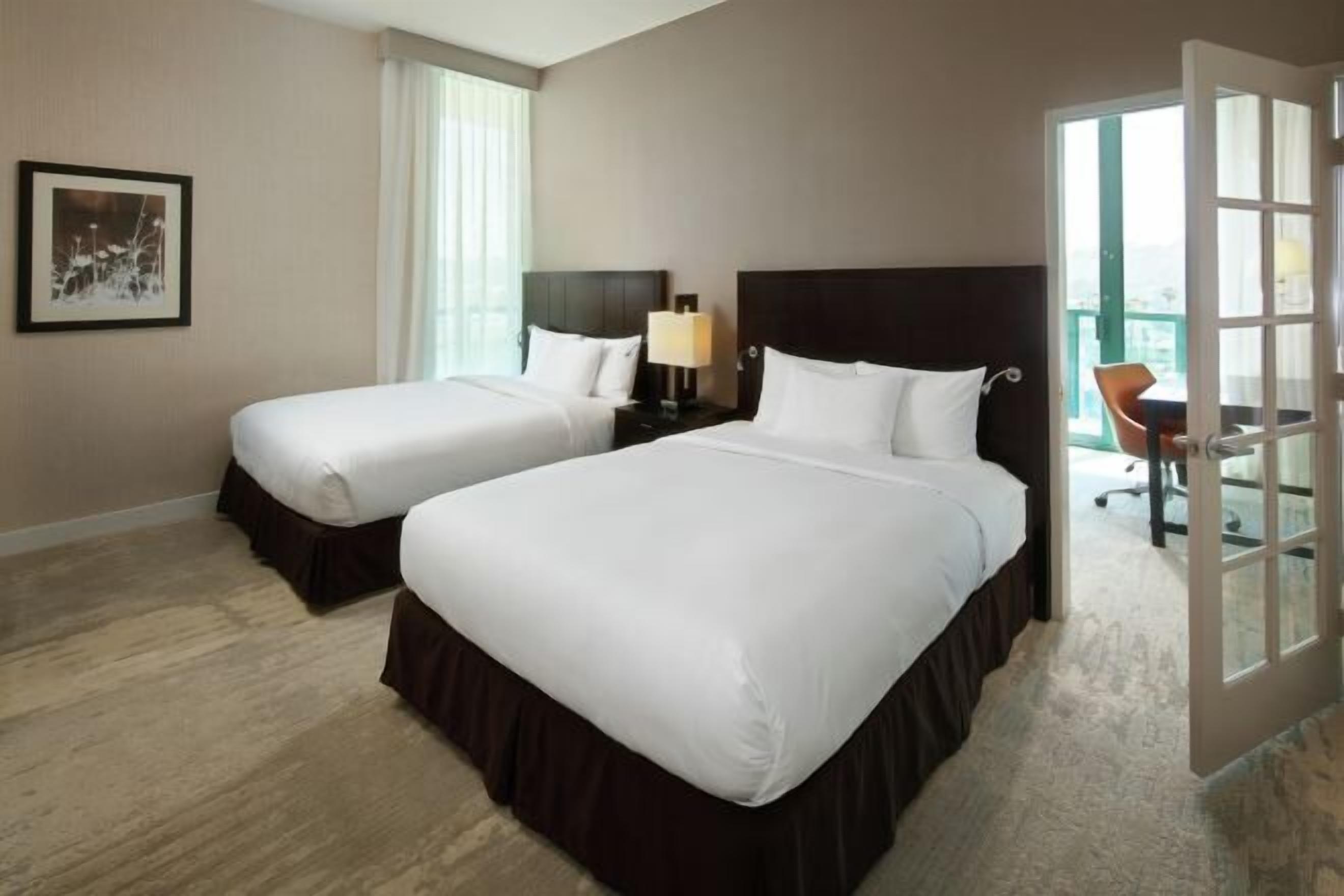 In-room safe, desk, laptop workspace, blackout drapes