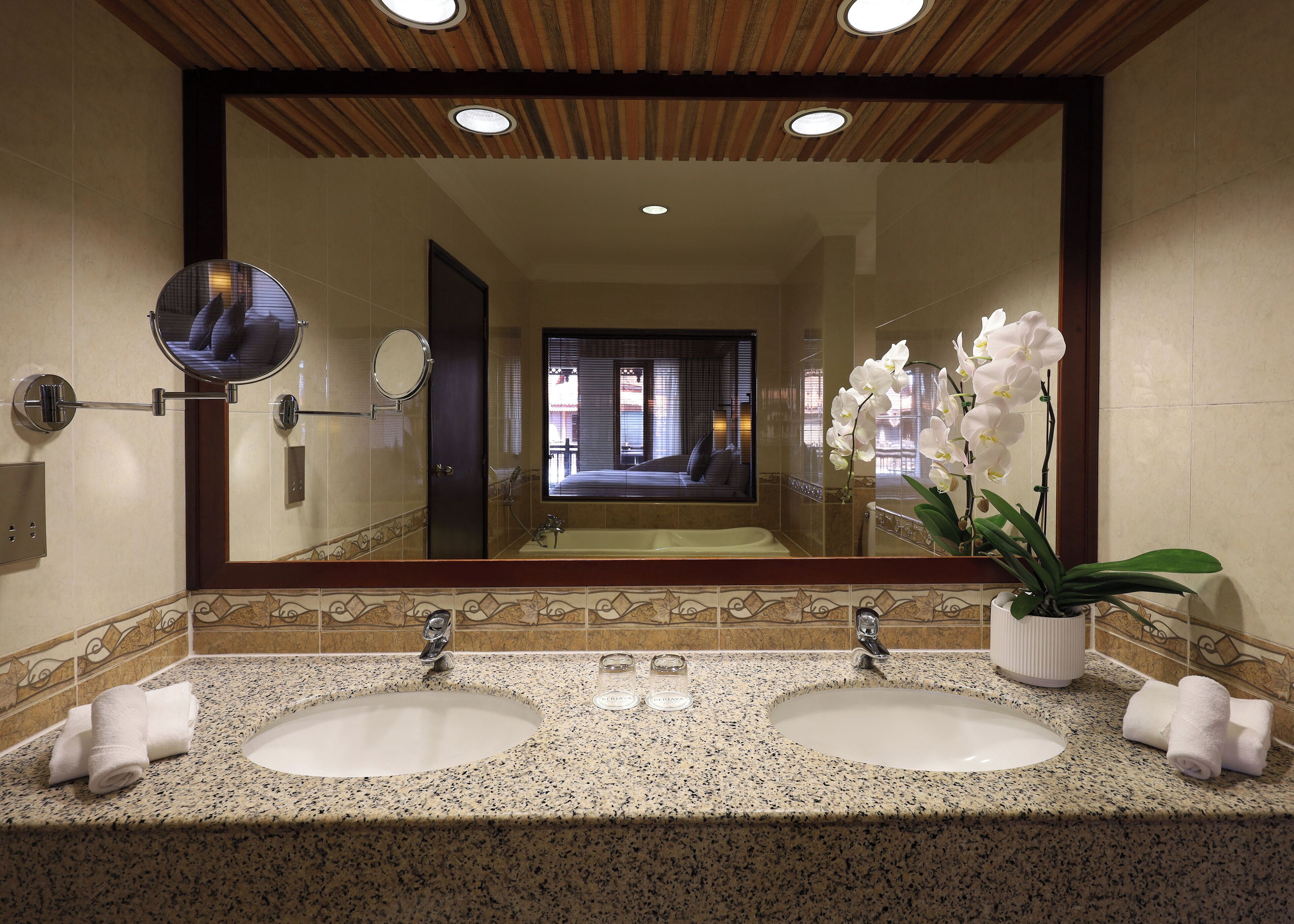 free toiletries, hair dryer, slippers, bidet