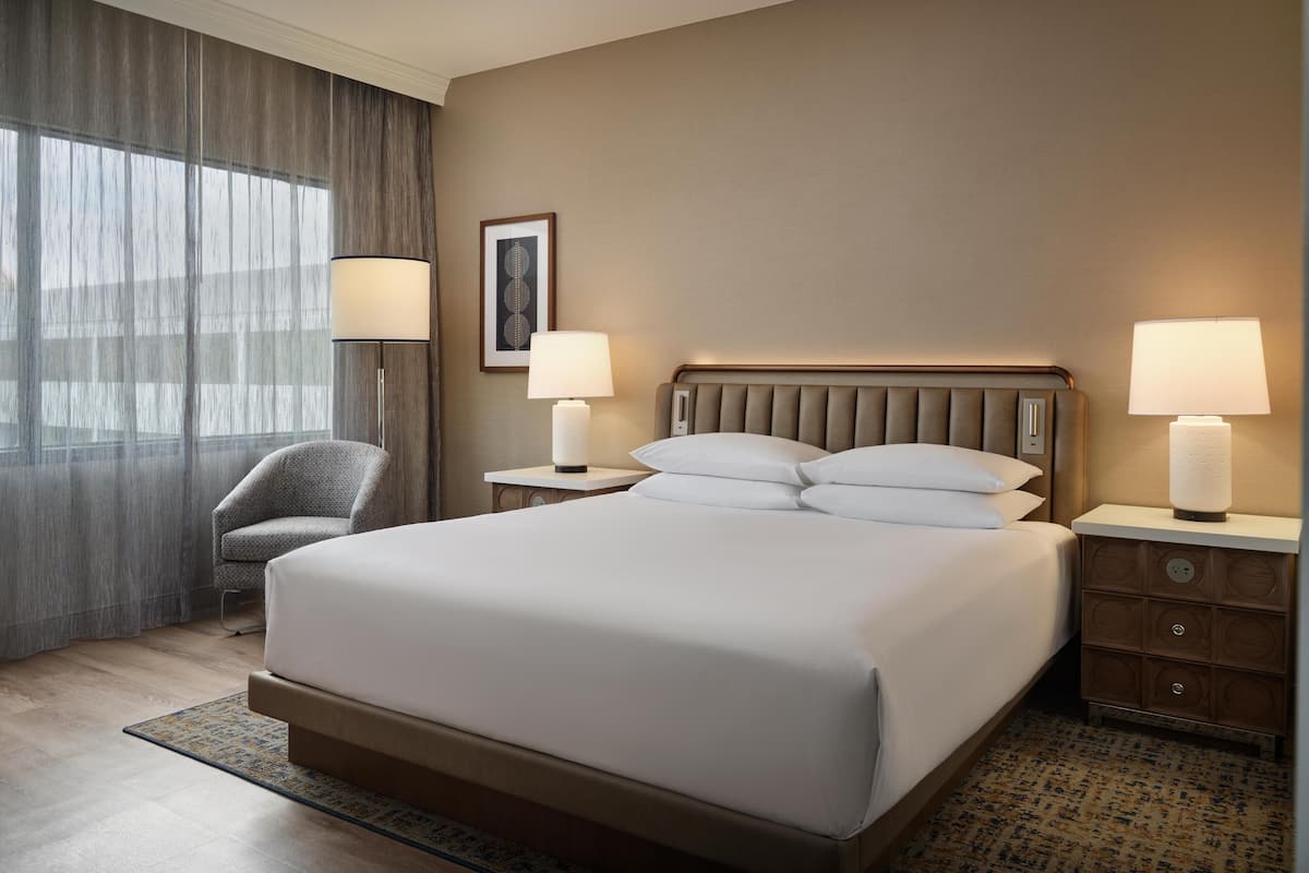 In-room safe, desk, laptop workspace, blackout drapes