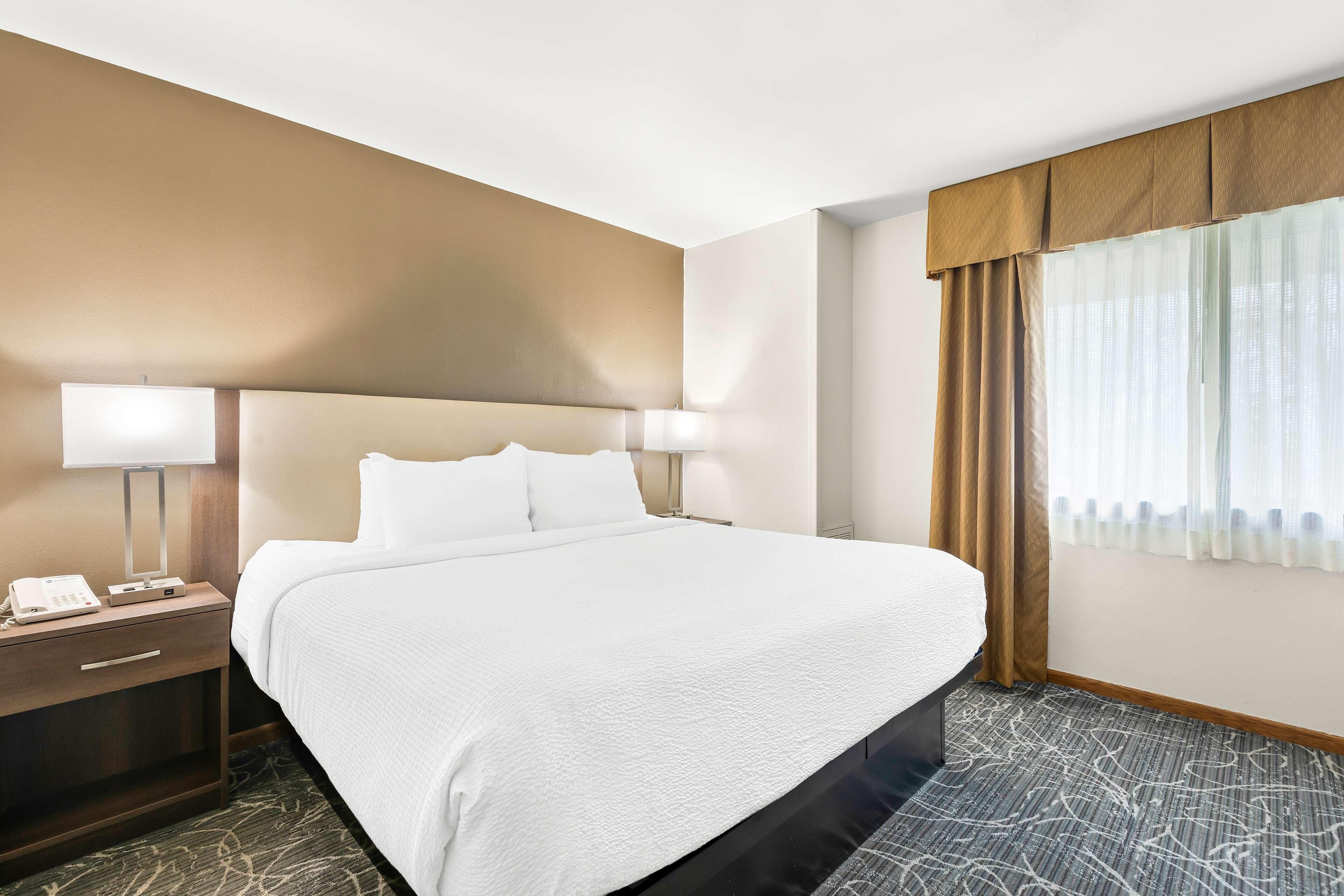Premium bedding, pillow-top beds, in-room safe, desk