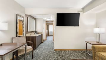 Premium bedding, pillow-top beds, in-room safe, individually decorated