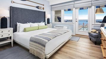 Pillow-top beds, desk, blackout curtains, iron/ironing board