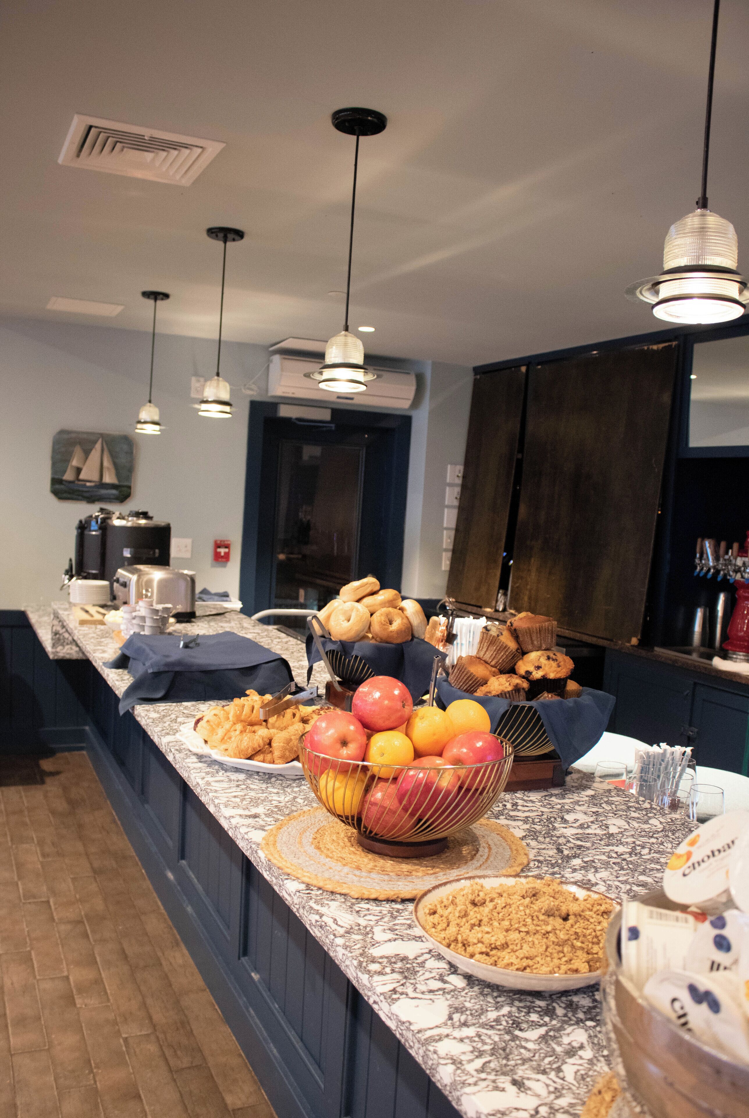 Petit déjeuner à emporter servi tous les jours en supplément