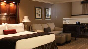 Suite - 1 kingsize-seng - ikke-ryger | Skrivebord, arbejdsområde til bærbare computere, strygejern/strygebræt