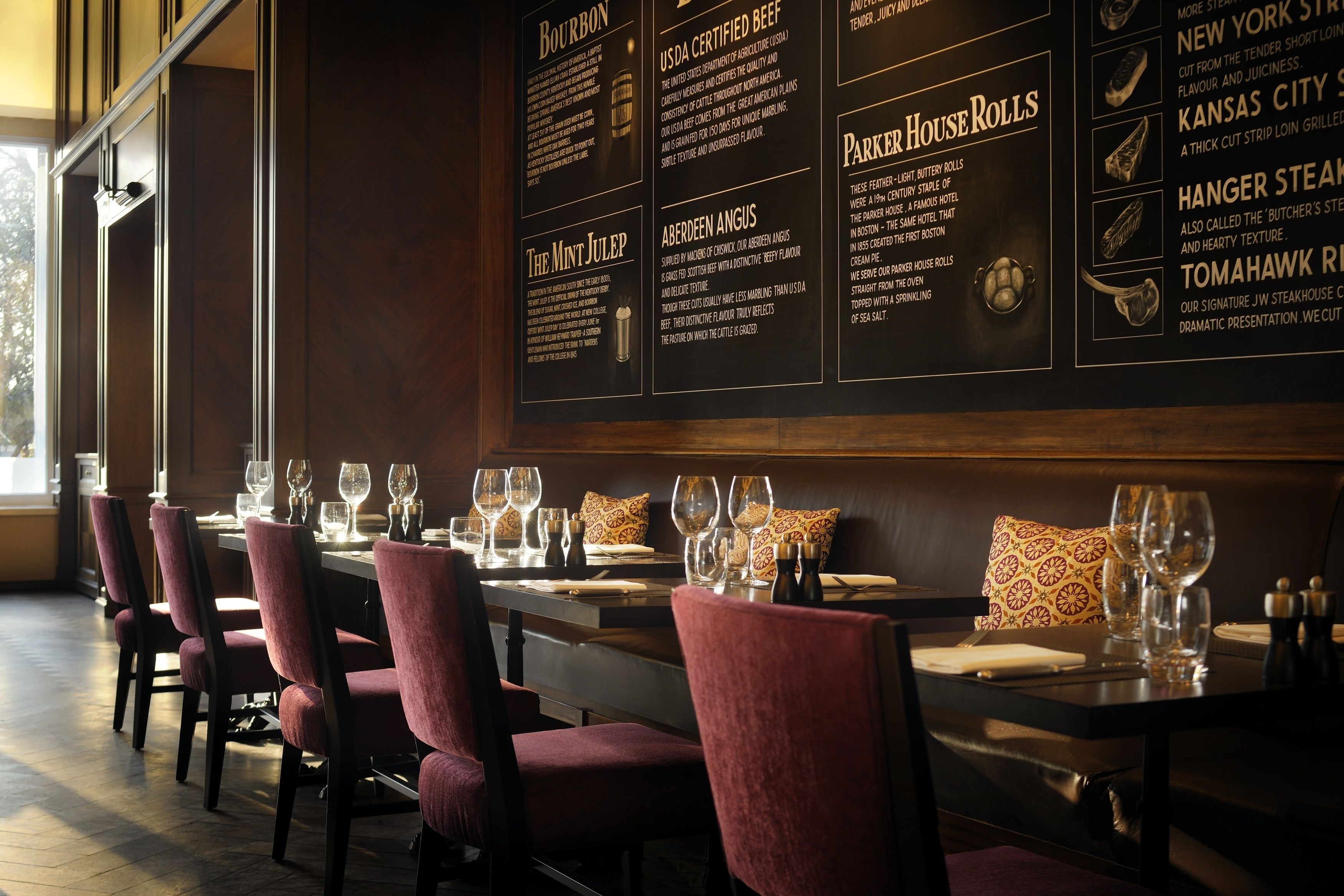 Breakfast, lunch and dinner served