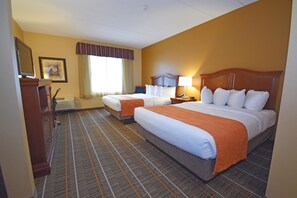 In-room safe, desk, iron/ironing board, free cribs/infant beds