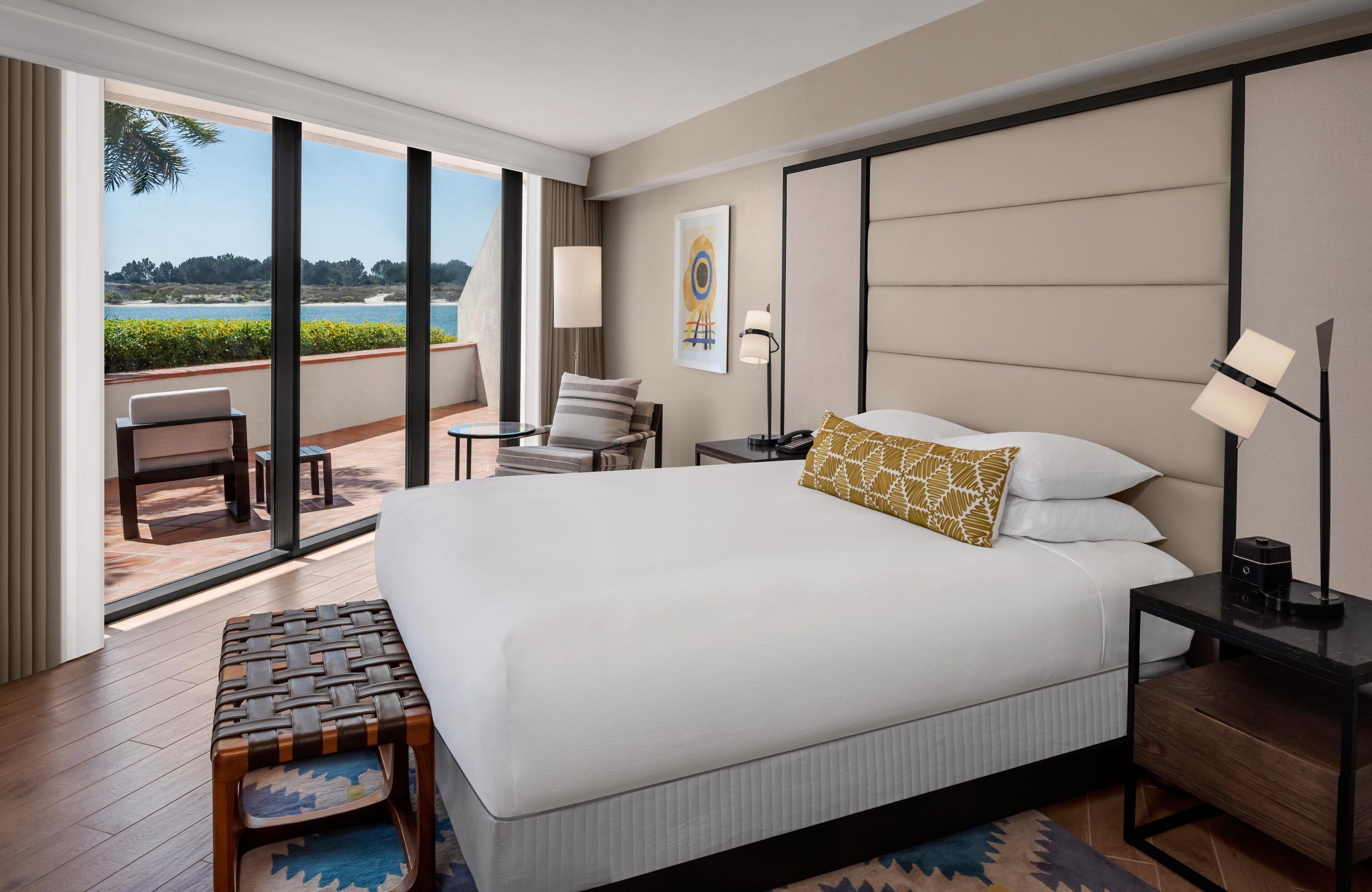 Premium bedding, down duvets, pillow-top beds, in-room safe