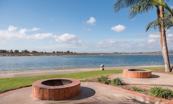 Studio, 1 King Bed, View (with Firepit) | View from room at San Diego Mission Bay Resort