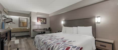 Habitación superior, 1 cama de matrimonio grande, no fumadores | Caja fuerte, escritorio, cortinas opacas y cunas gratuitas