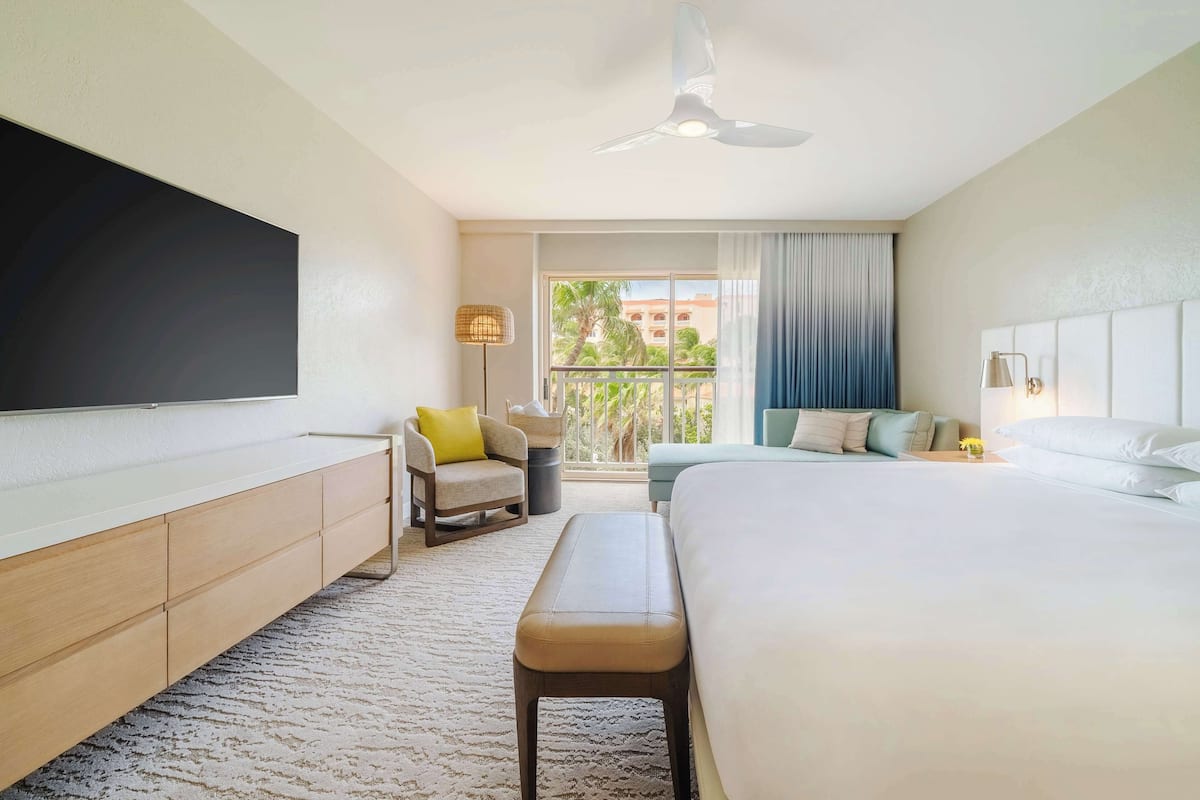 Kamer, 1 kingsize bed, uitzicht op tuin | Luxe beddengoed, donzen dekbedden, pillowtop-bedden