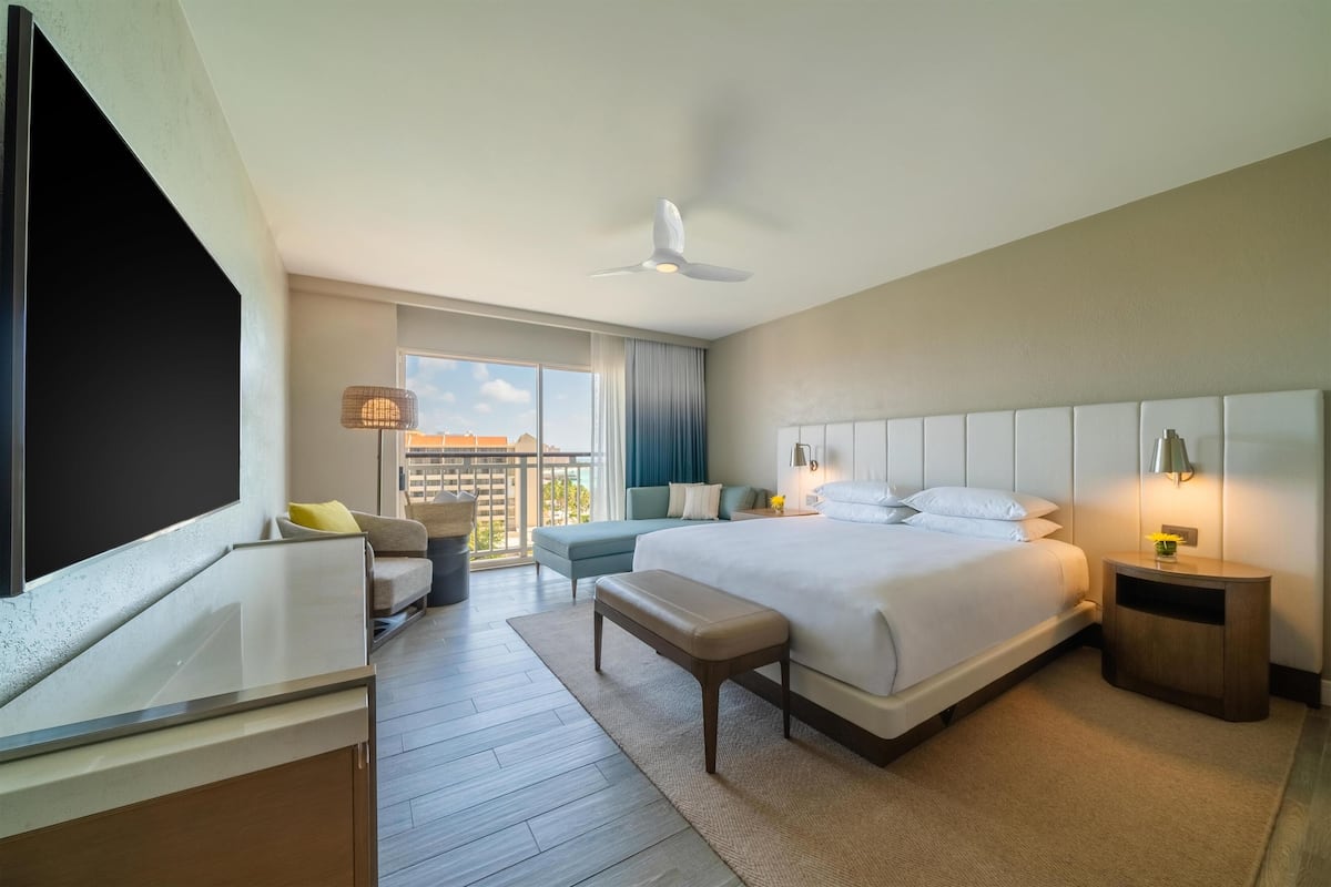 Premium bedding, down duvets, pillow-top beds, in-room safe