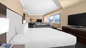Suite Junior, 1 très grand lit, en coin (Deluxe) | Vue sur la ville
