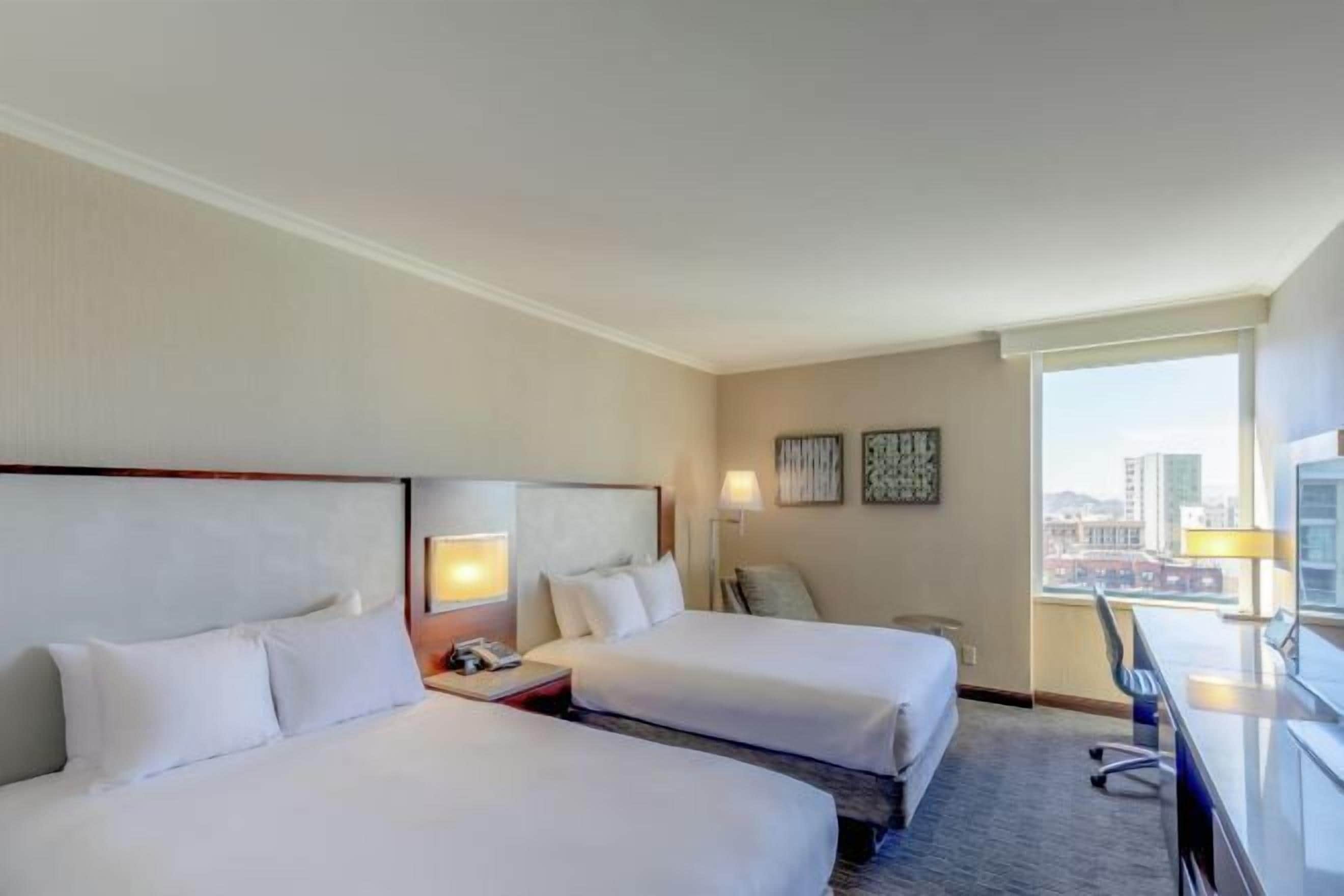 Hypo-allergenic bedding, in-room safe, desk, iron/ironing board