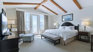 Premium bedding, down comforters, in-room safe, desk