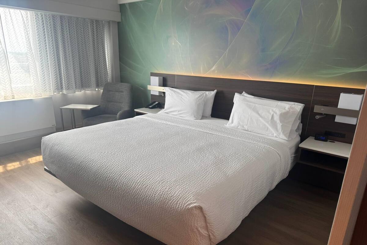 1 habitación y ropa de cama hipoalergénica