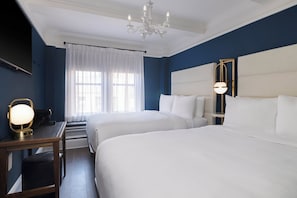 Premium bedding, pillowtop beds, in-room safe, individually decorated
