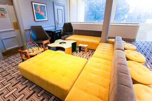 Zona de estar del vestíbulo