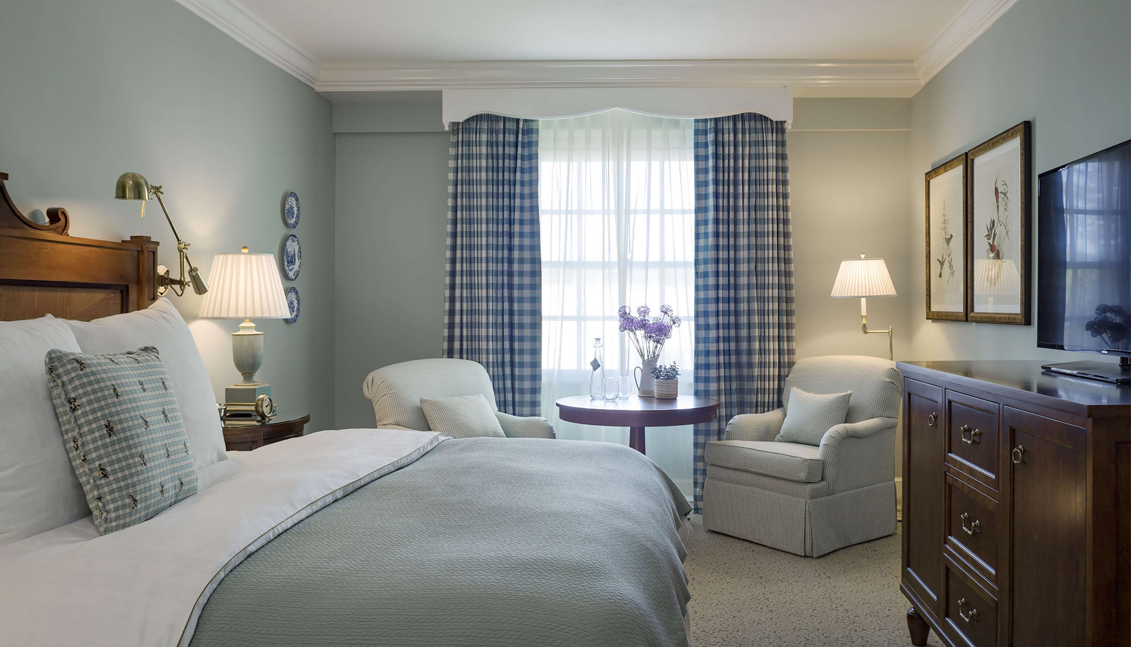 Premium bedding, pillow-top beds, in-room safe, individually decorated