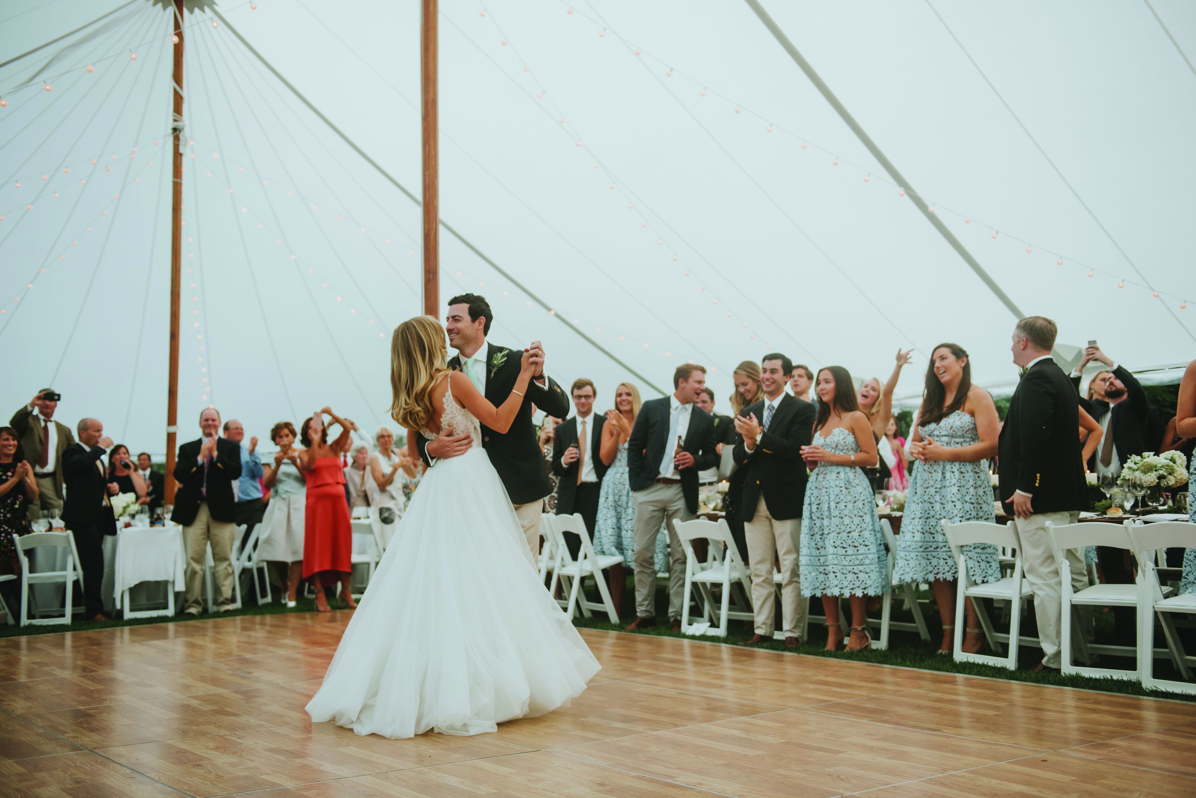 outdoor wedding area