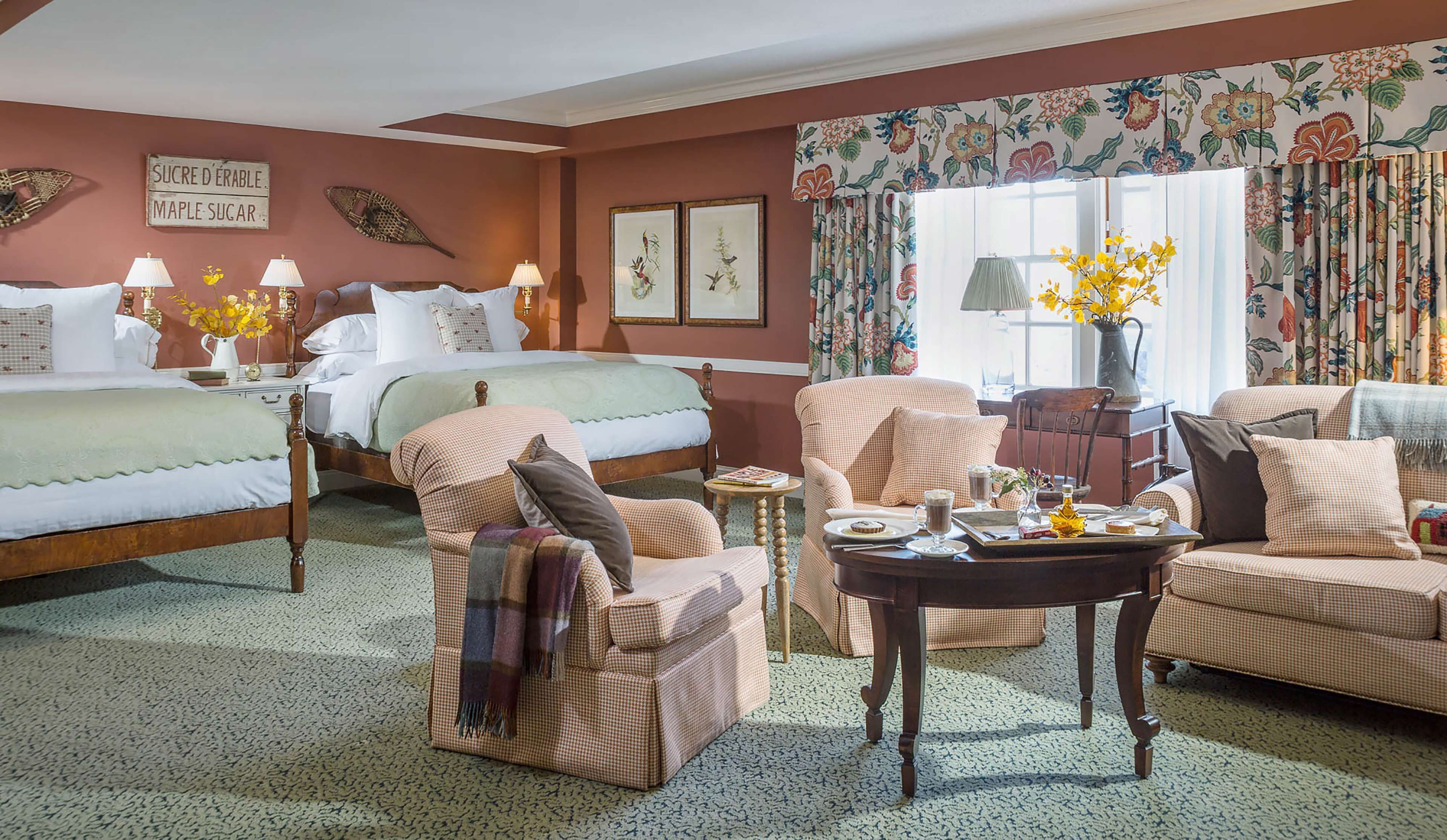 Premium bedding, pillow-top beds, in-room safe, individually decorated