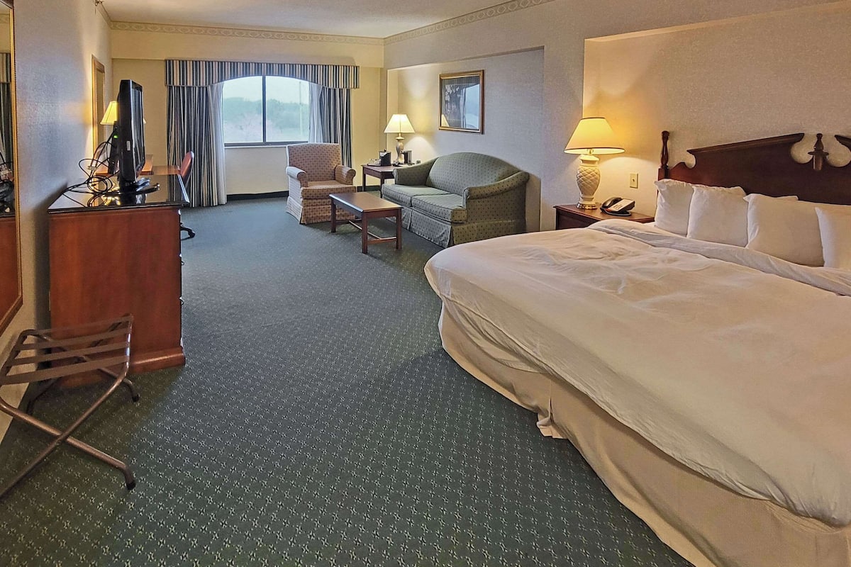 room, 1 king bed | premium bedding, desk, iron/ironing board, free wifi