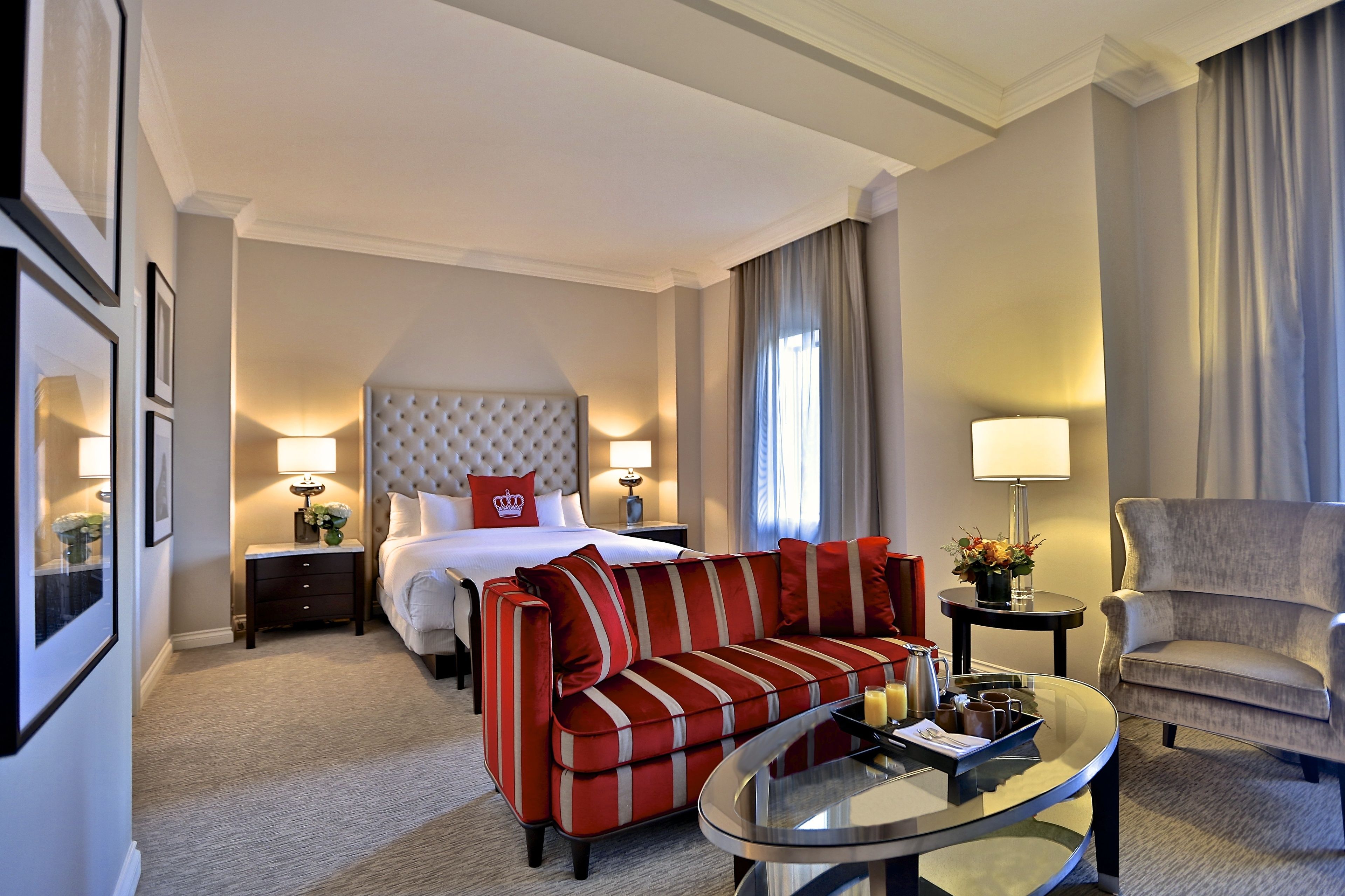 Premium bedding, down duvets, pillow-top beds, in-room safe