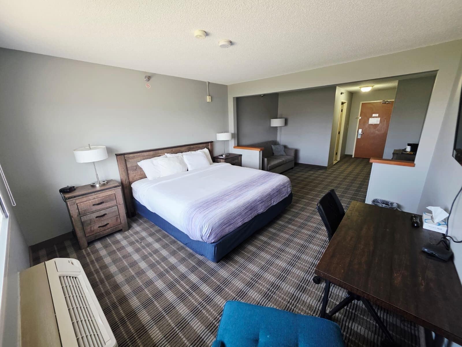 Suite, 1 King Bed, Non Smoking | Premium bedding, in-room safe, individually furnished, desk