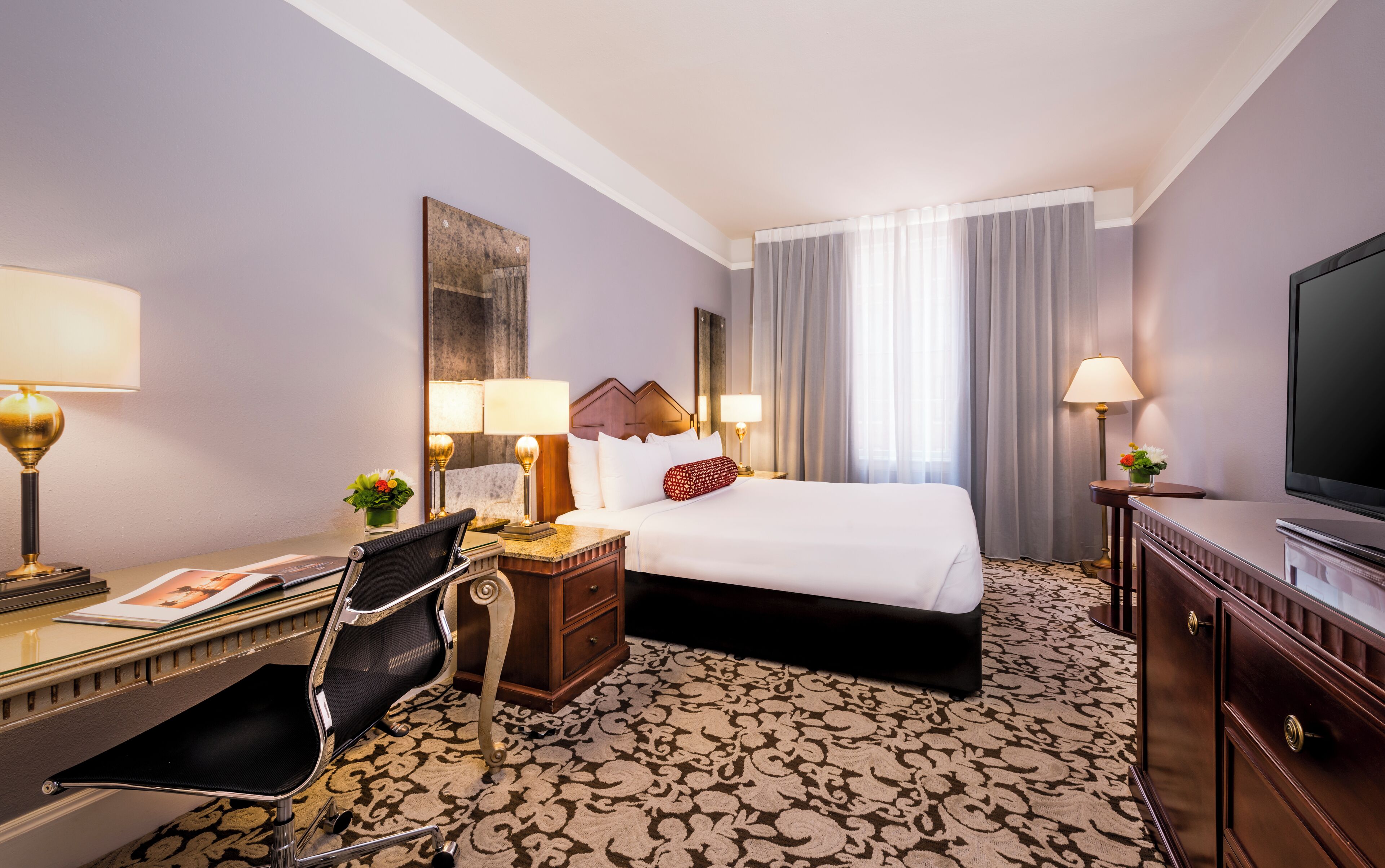 Peralatan tempat tidur hipoalergenik, gebar bulu kapas 