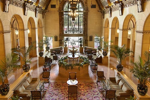 Lobby sitting area