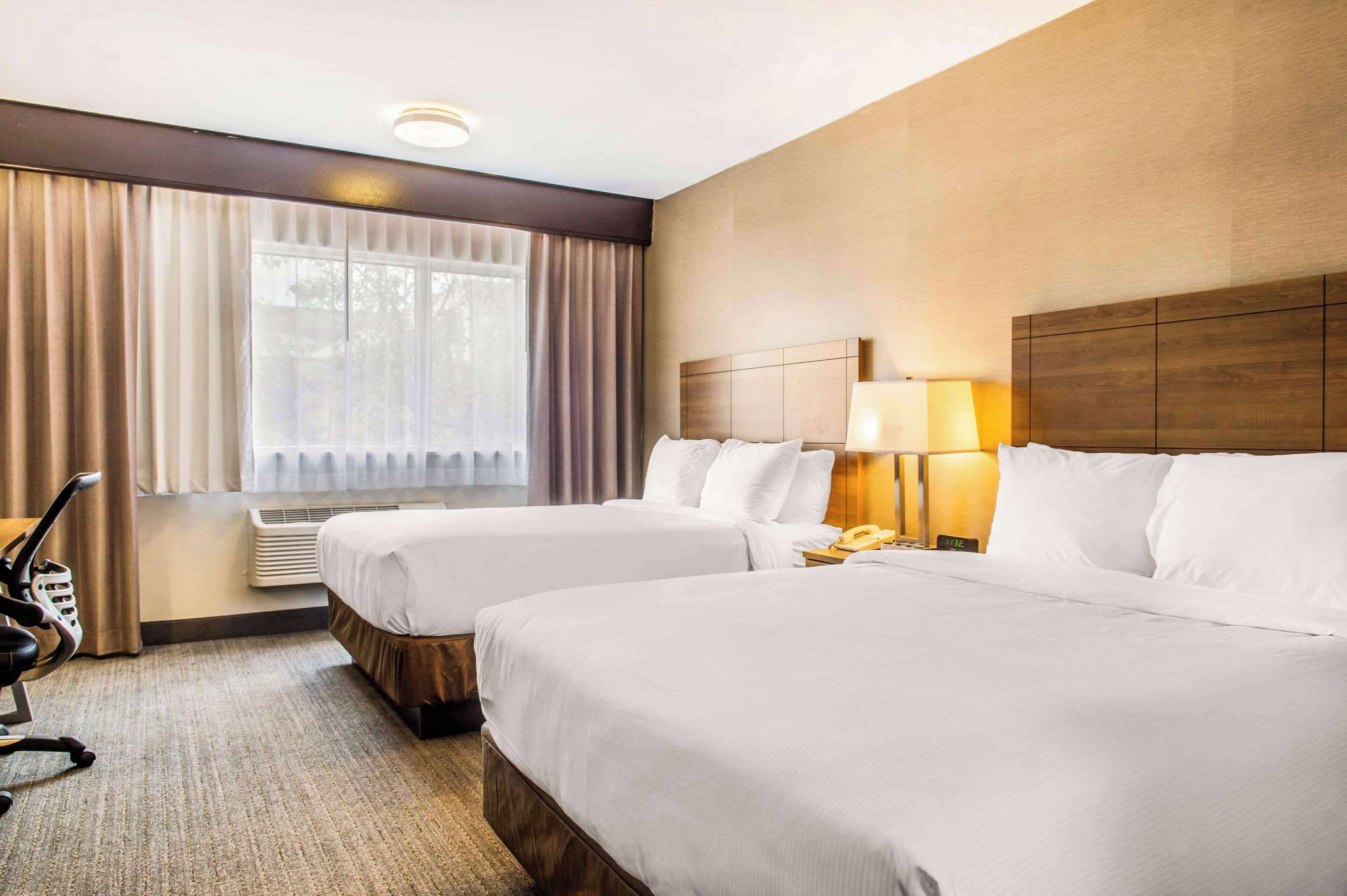 quadruple room, 2 queen beds | in-room safe, desk, iron/ironing board, free cots/infant beds