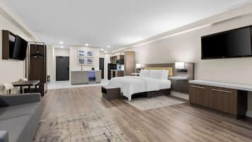 Suite, 1 King Bed, Non Smoking, Kitchen (Larger Room) | 1 bedroom, in-room safe, individually decorated, individually furnished