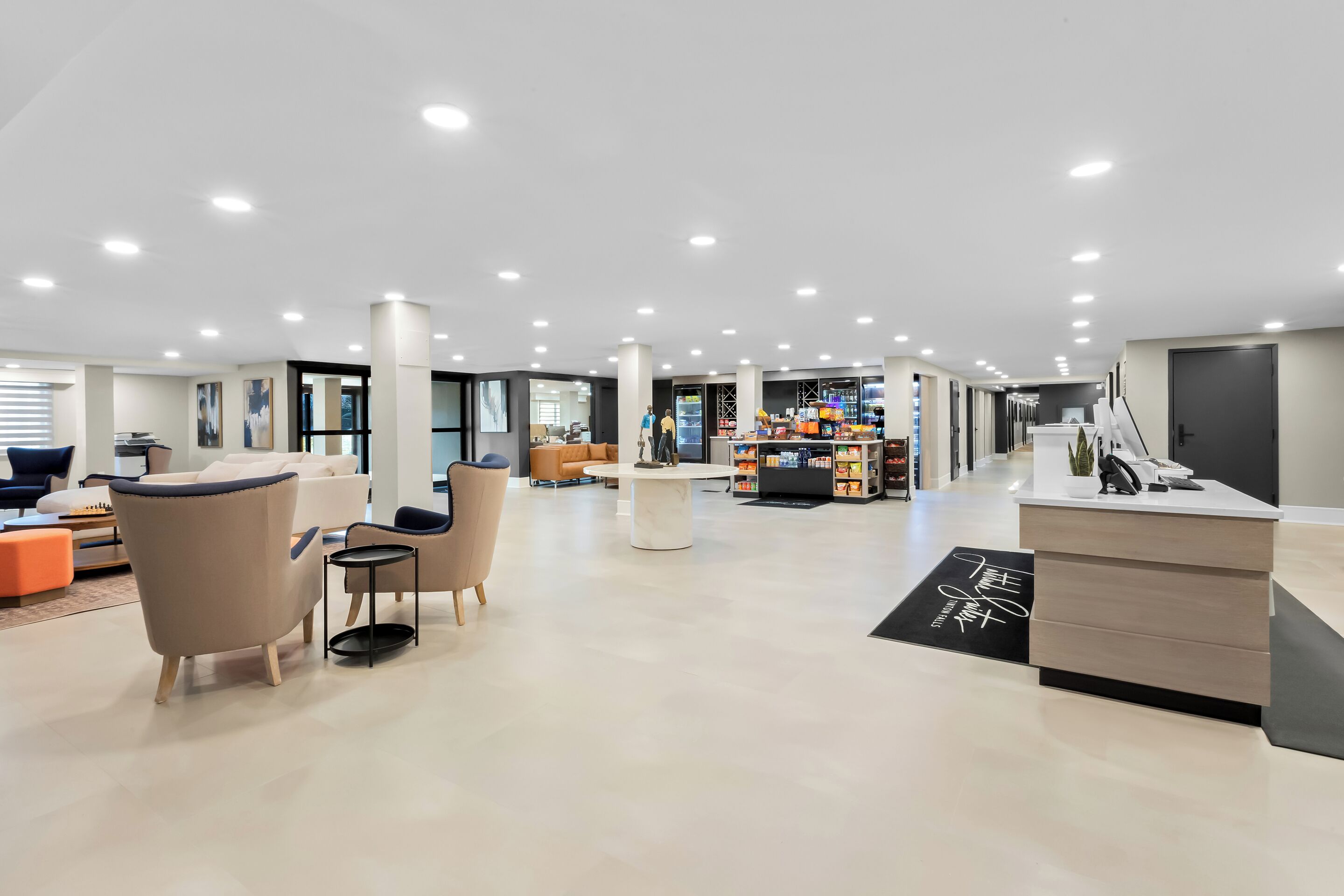 Sala de estar en el lobby