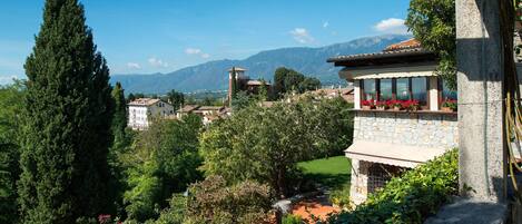 Vue depuis lâhĂ©bergement