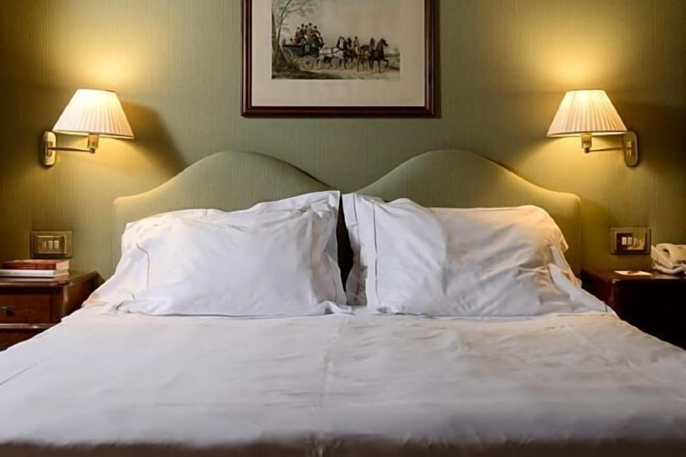 Hypo-allergenic bedding, down comforters, minibar, in-room safe